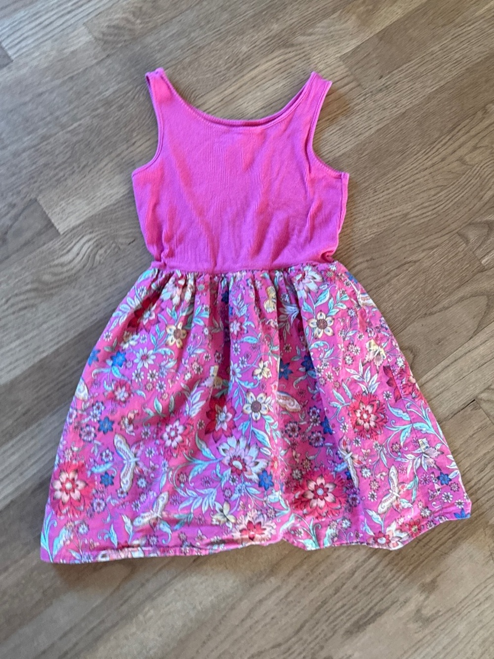 GAP girls floral pink summer dress